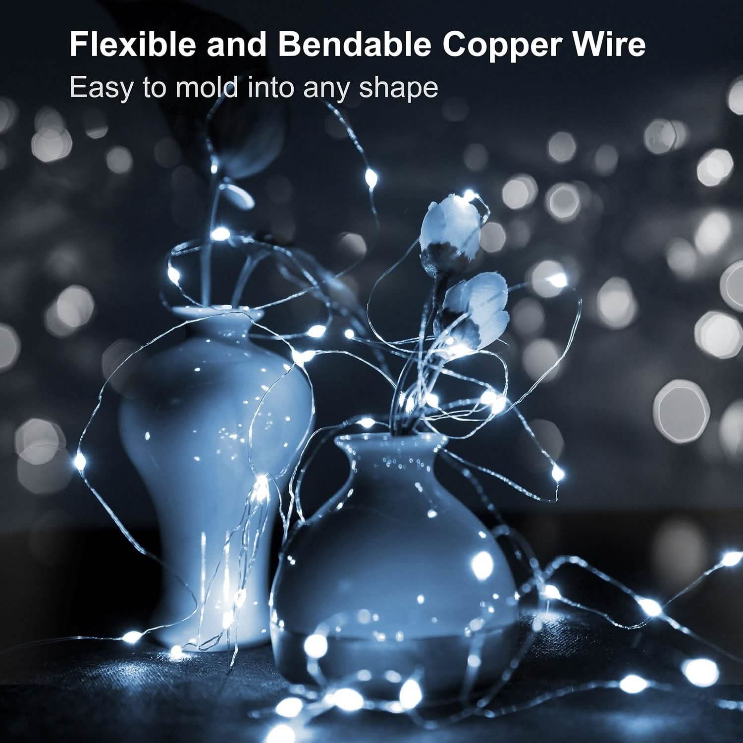 6-Pack: LED String Lights String & Fairy Lights - Tophatter Daily Deals