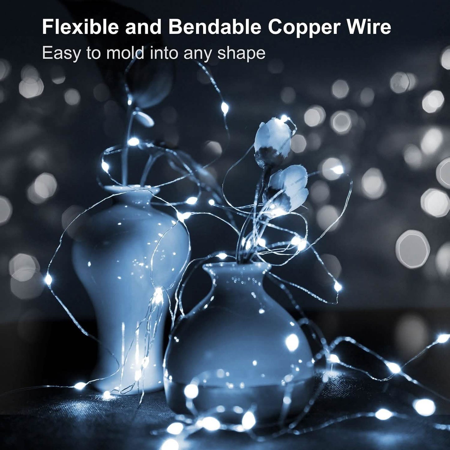 6-Pack: LED String Lights String & Fairy Lights - Tophatter Daily Deals