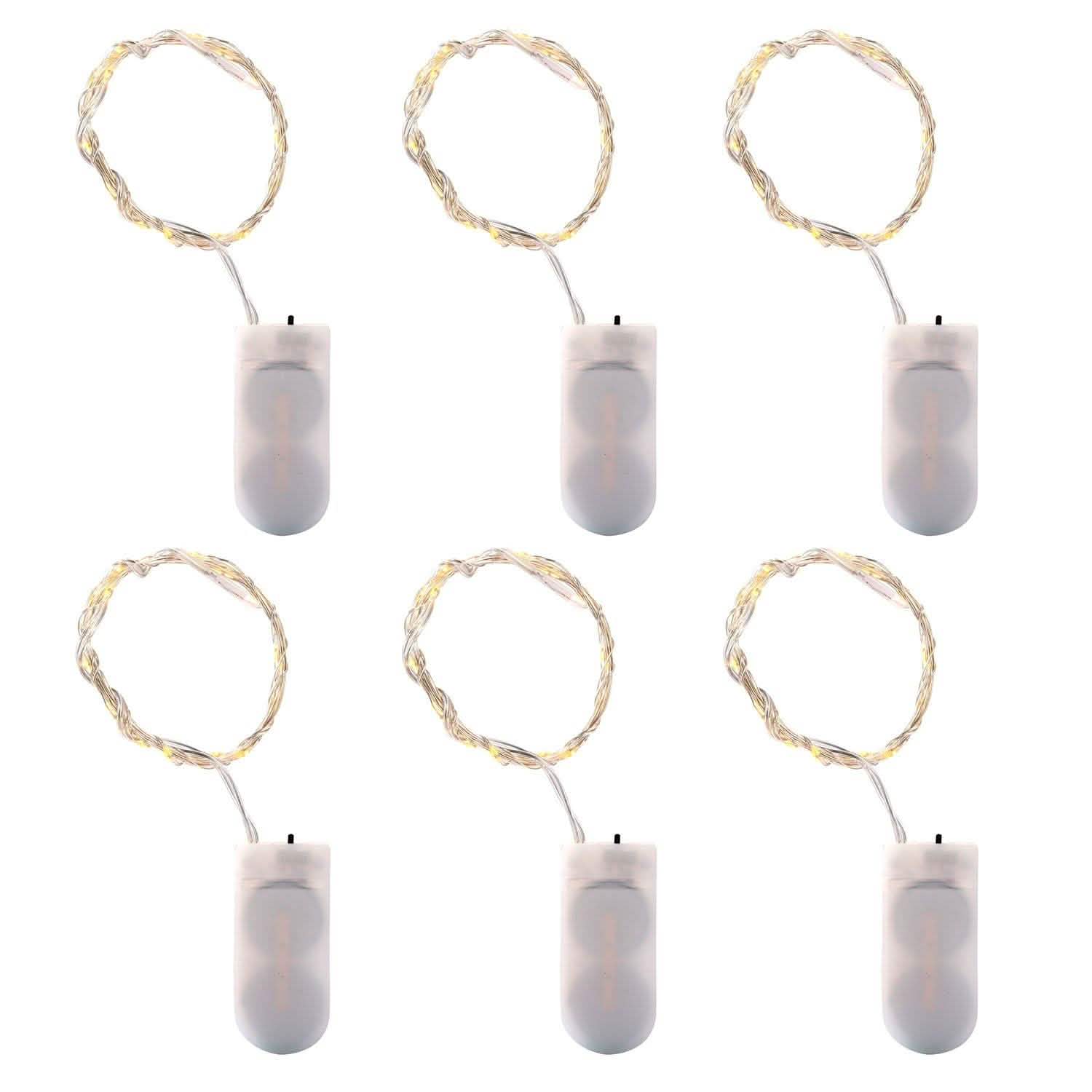 6-Pack: LED String Lights String & Fairy Lights - Tophatter Daily Deals