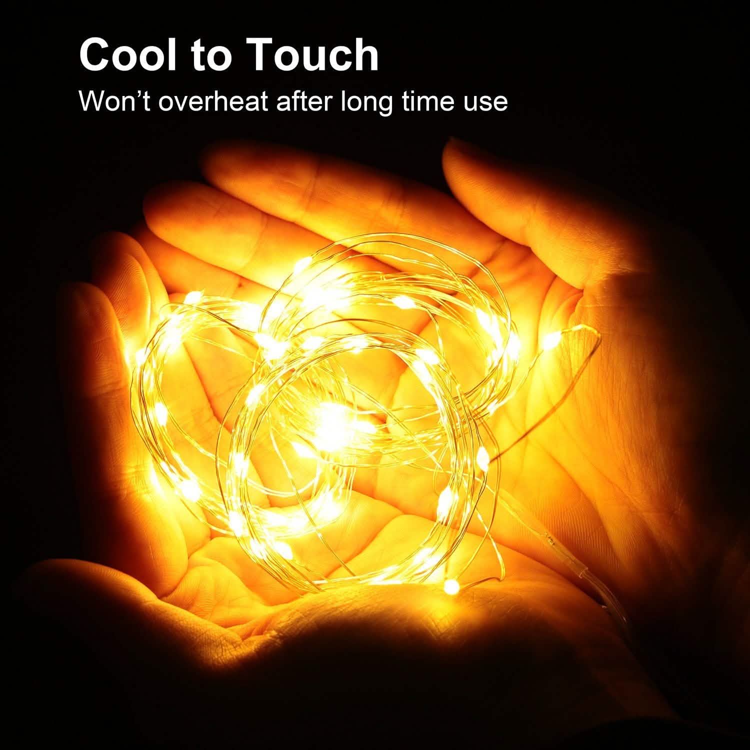 6-Pack: LED String Lights String & Fairy Lights - Tophatter Daily Deals