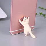 6-Pack: Portable Universal Cute Cat Cell Phone Holder Phone Holder - Tophatter Daily Deals