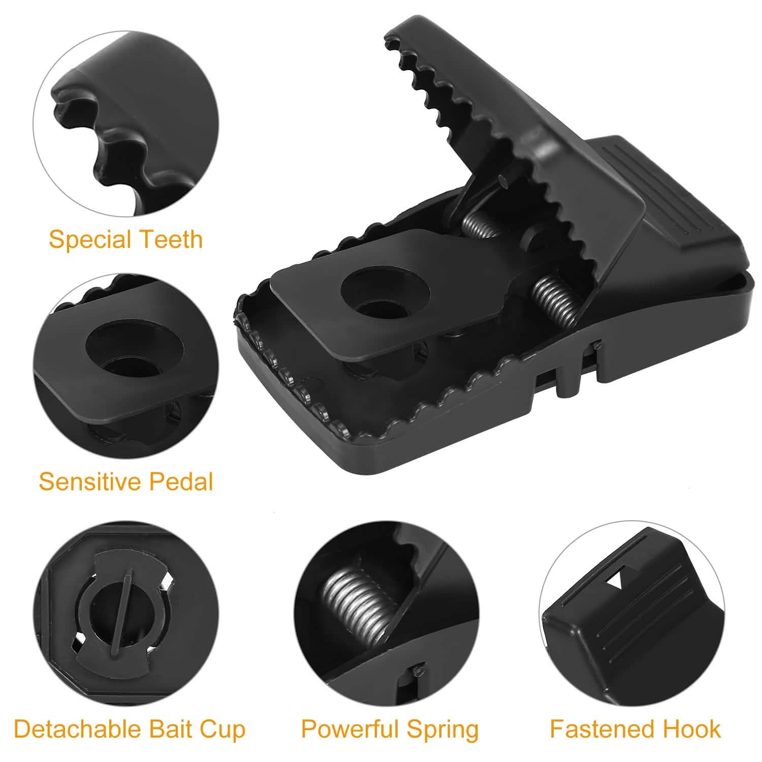 6-Pack: Reusable Mouse Trap Pest Control - Tophatter Daily Deals