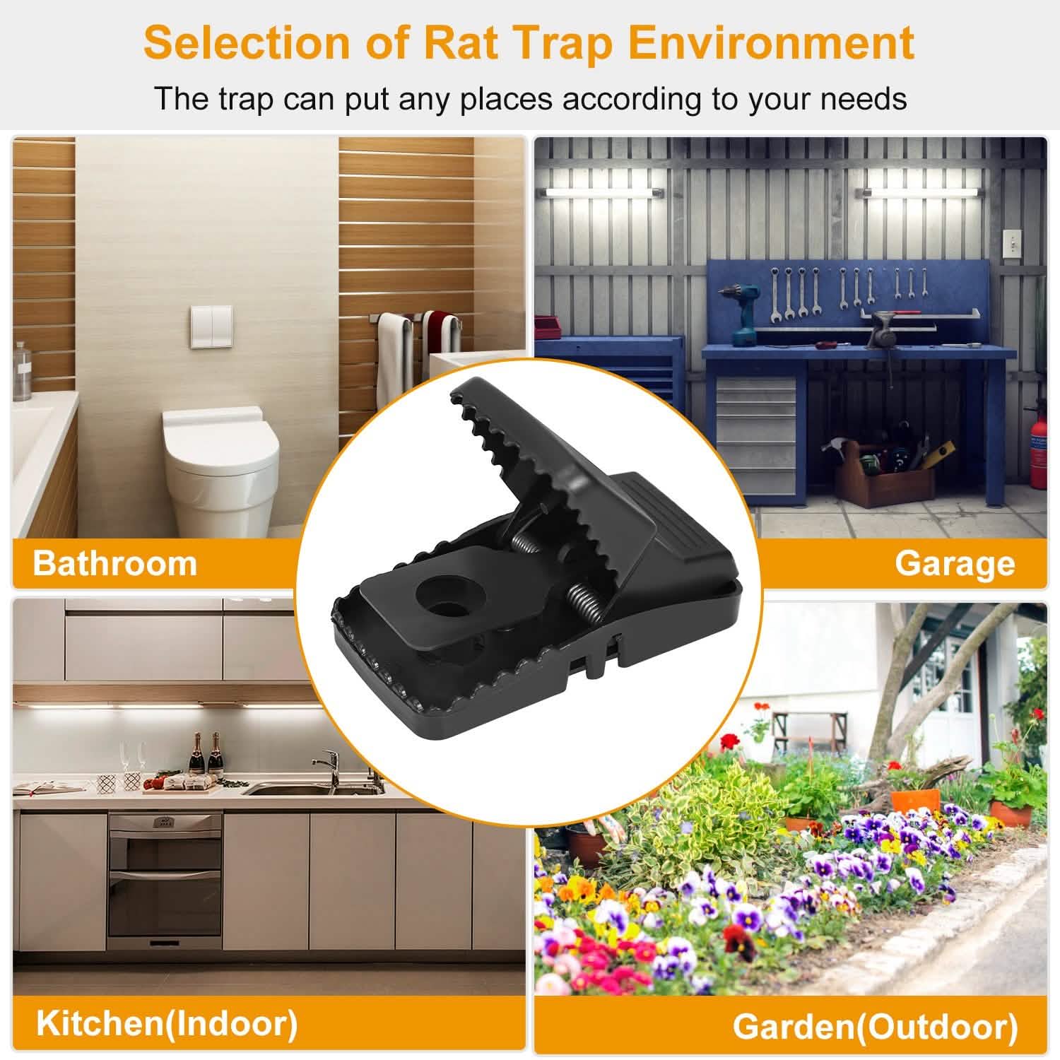 6-Pack: Reusable Mouse Trap Pest Control - Tophatter Daily Deals