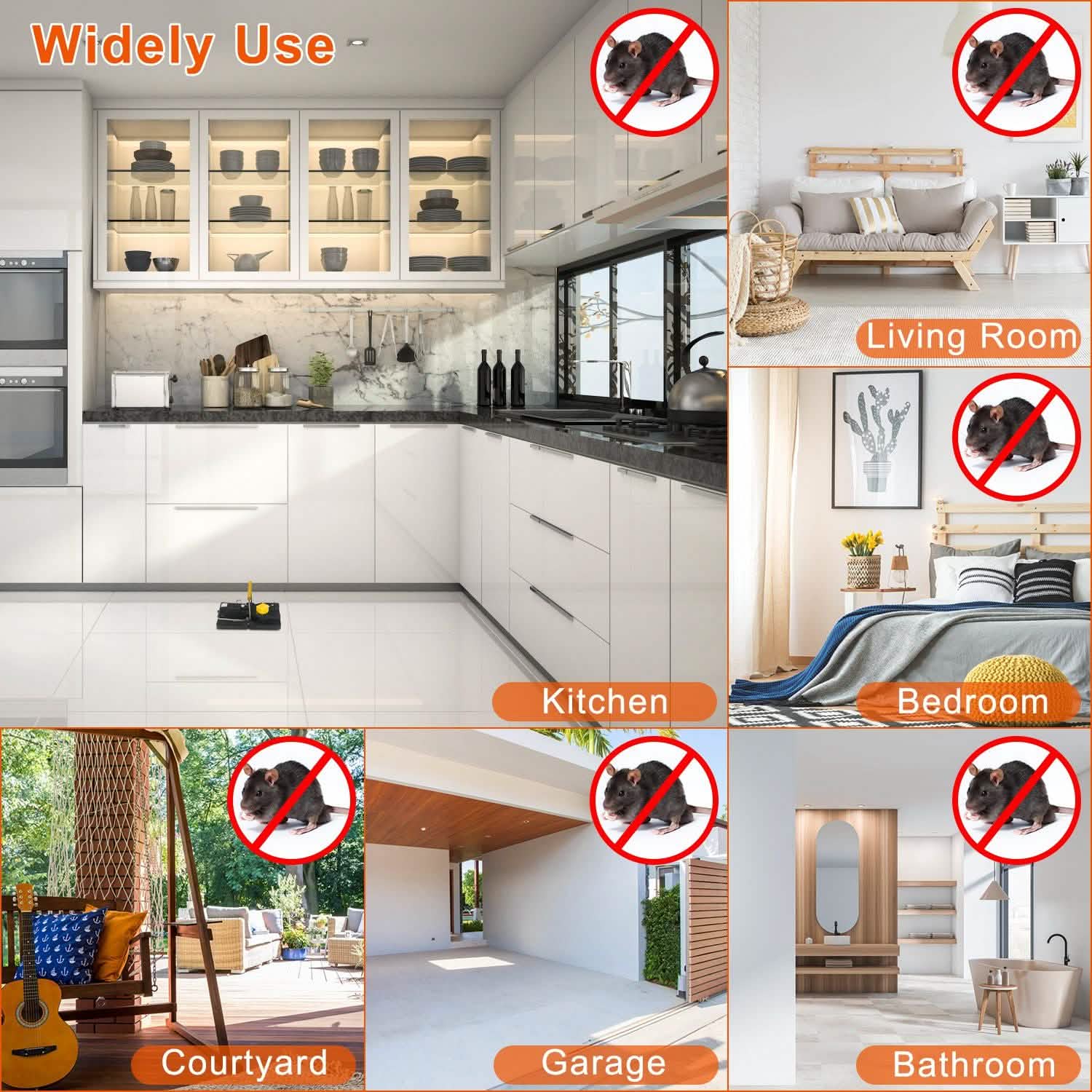 6-Pack: Reusable Mouse Traps Pest Control - Tophatter Daily Deals