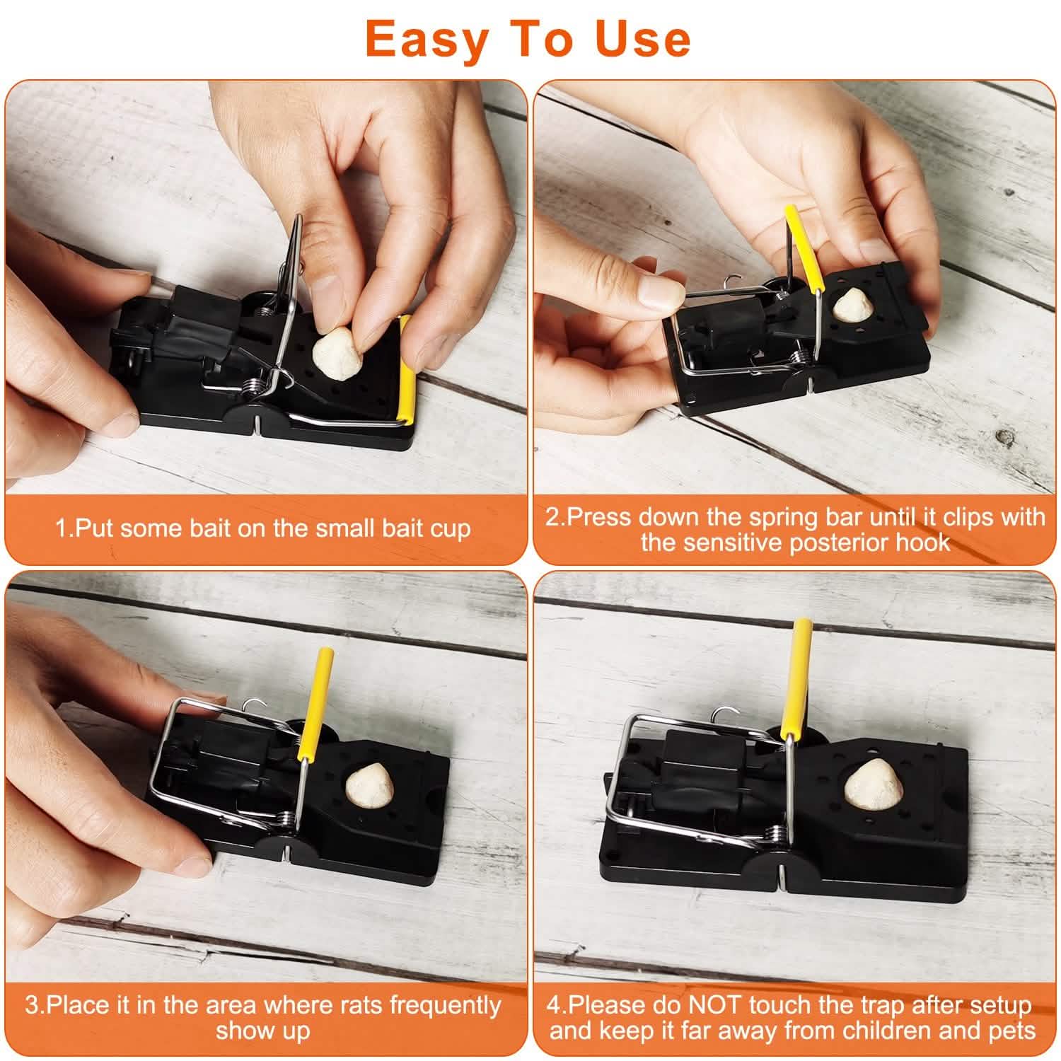 6-Pack: Reusable Mouse Traps Pest Control - Tophatter Daily Deals