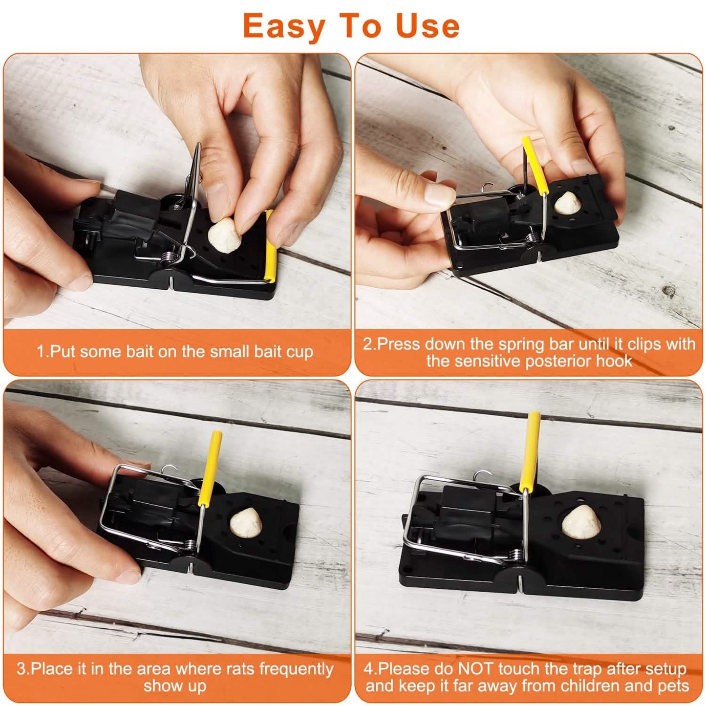 6-Pack: Reusable Mouse Traps Pest Control - Tophatter Daily Deals
