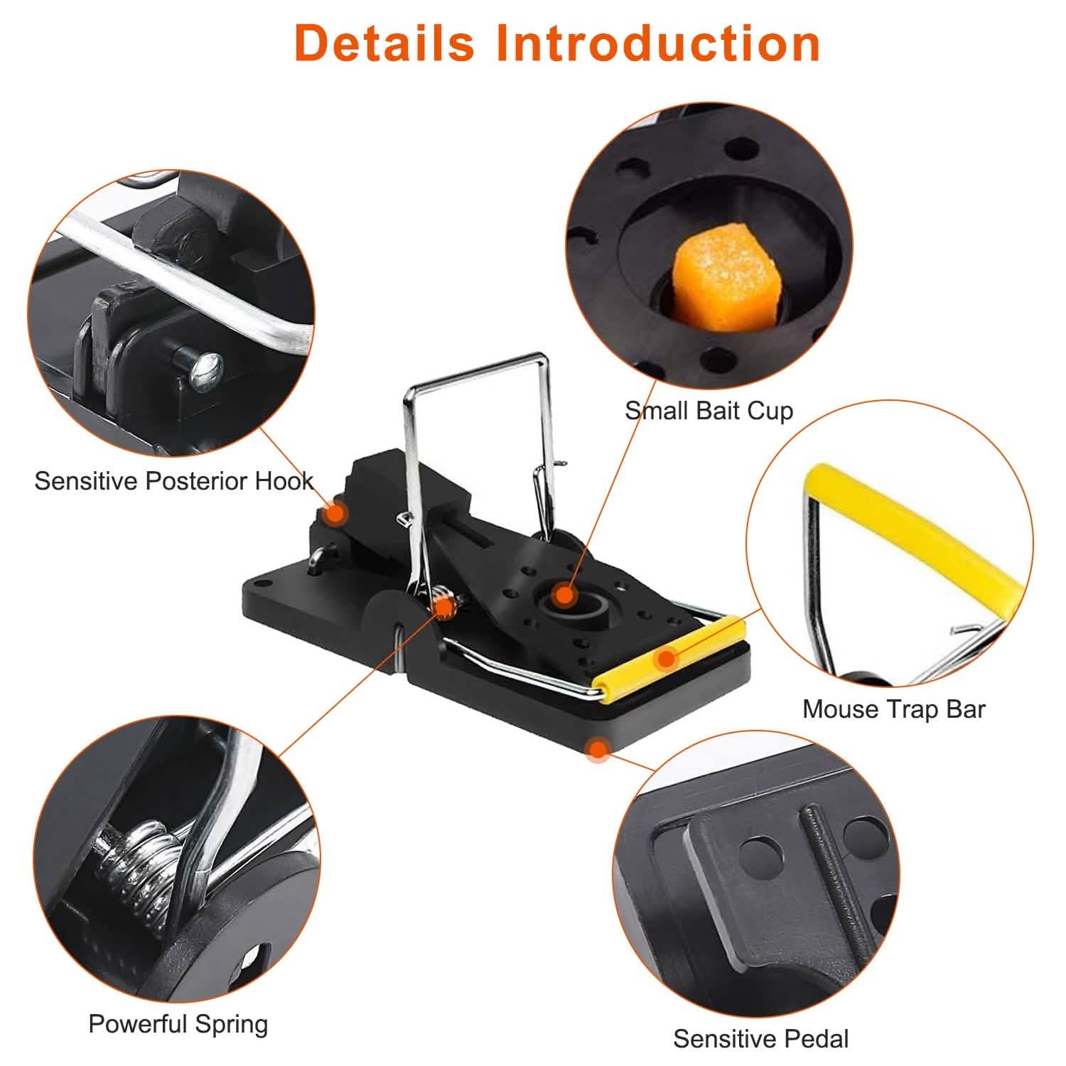 6-Pack: Reusable Mouse Traps Pest Control - Tophatter Daily Deals