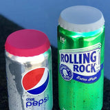 6-Pack: Silicone Can Lids Fits Standard Soda Cans Kitchen Tools & Gadgets - Tophatter Daily Deals