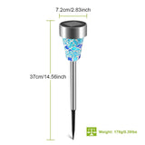 6-Pack: Solar Garden Lights IP44 Water Resistant Outdoor Lighting - Tophatter Daily Deals
