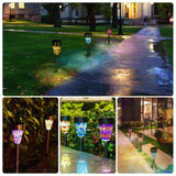 6-Pack: Solar Garden Lights IP44 Water Resistant Outdoor Lighting - Tophatter Daily Deals