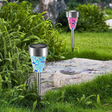 6-Pack: Solar Garden Lights IP44 Water Resistant Outdoor Lighting - Tophatter Daily Deals