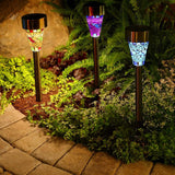 6-Pack: Solar Garden Lights IP44 Water Resistant Outdoor Lighting - Tophatter Daily Deals