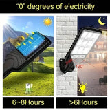 6-Pack: Solar Powered Motion Sensor Outdoor Garden Light with 108 COB LED Lights Solar Outdoor Lights - Tophatter Daily Deals