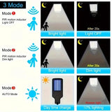 6-Pack: Solar Powered Motion Sensor Outdoor Garden Light with 108 COB LED Lights Solar Outdoor Lights - Tophatter Daily Deals