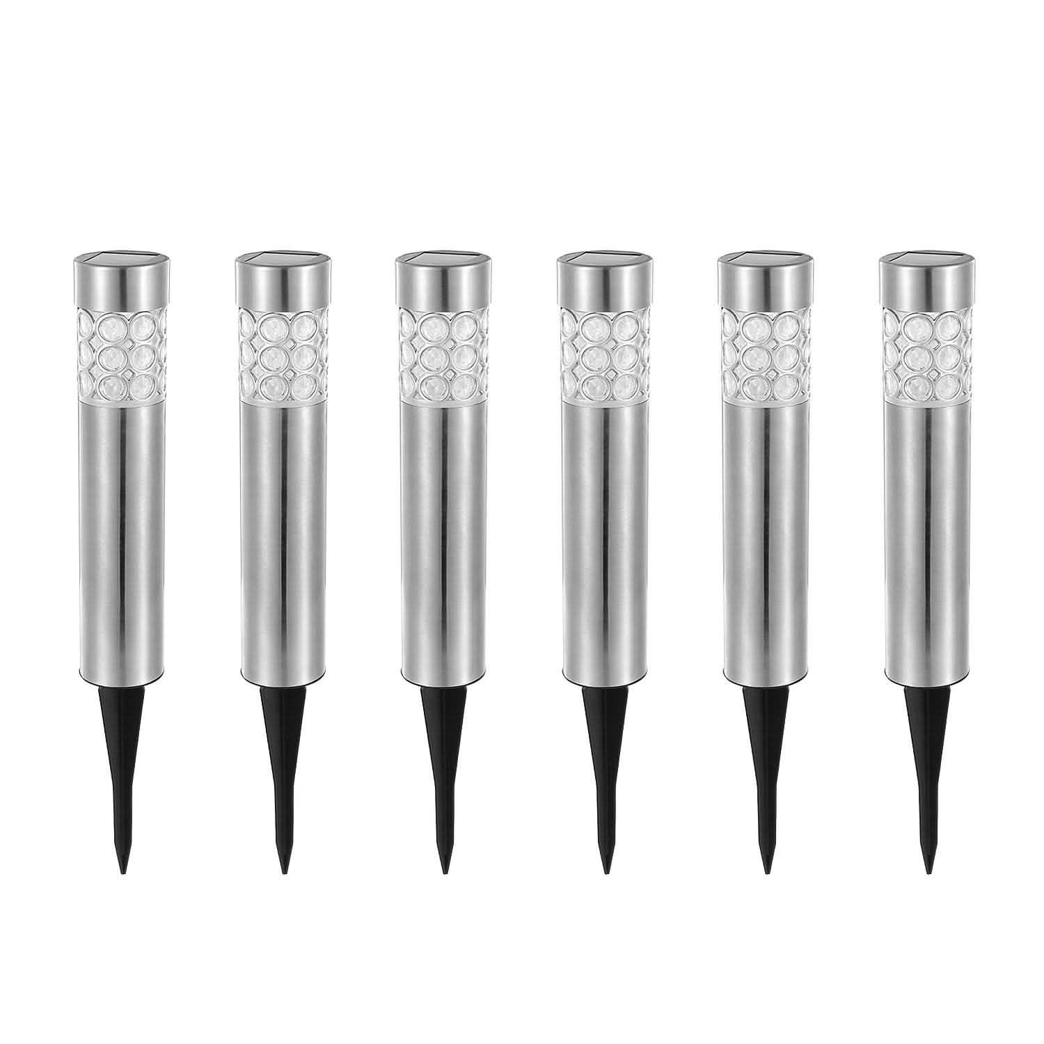 6-Pack: Solarek Outdoor Solar Light Outdoor Lighting - Tophatter Daily Deals