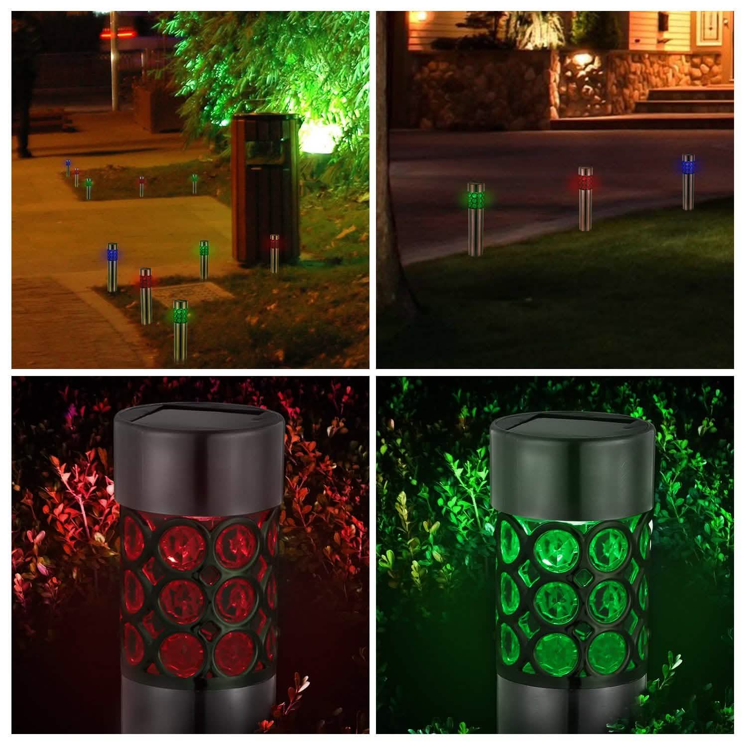 6-Pack: Solarek Outdoor Solar Light Outdoor Lighting - Tophatter Daily Deals