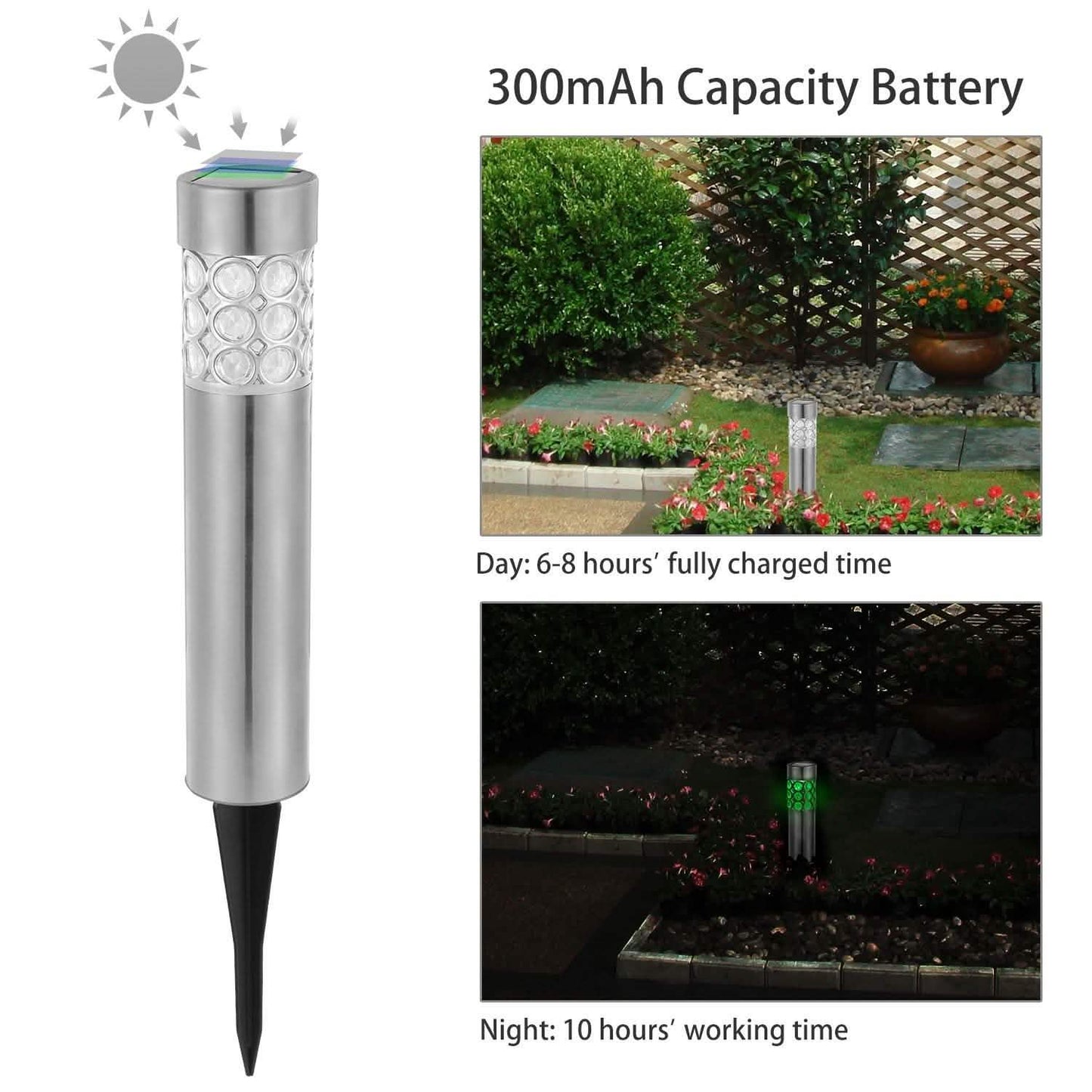 6-Pack: Solarek Outdoor Solar Light Outdoor Lighting - Tophatter Daily Deals