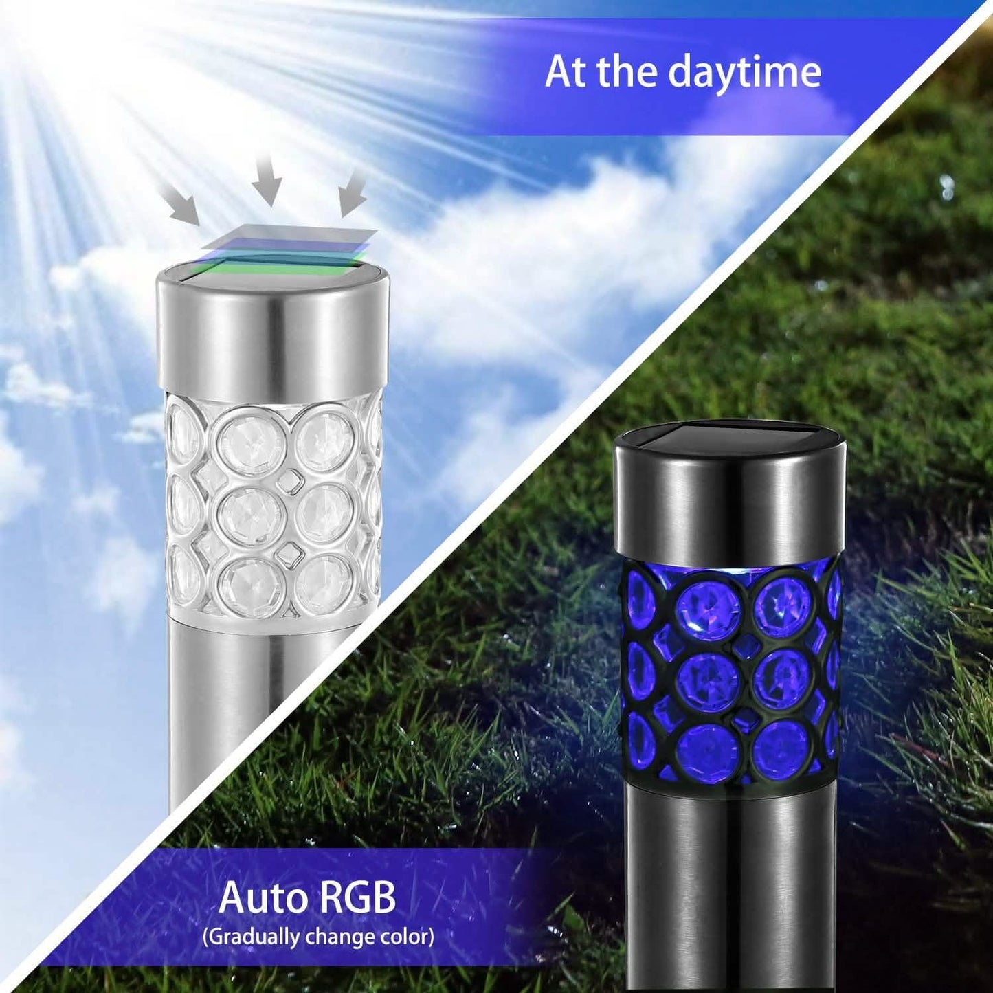 6-Pack: Solarek Outdoor Solar Light Outdoor Lighting - Tophatter Daily Deals
