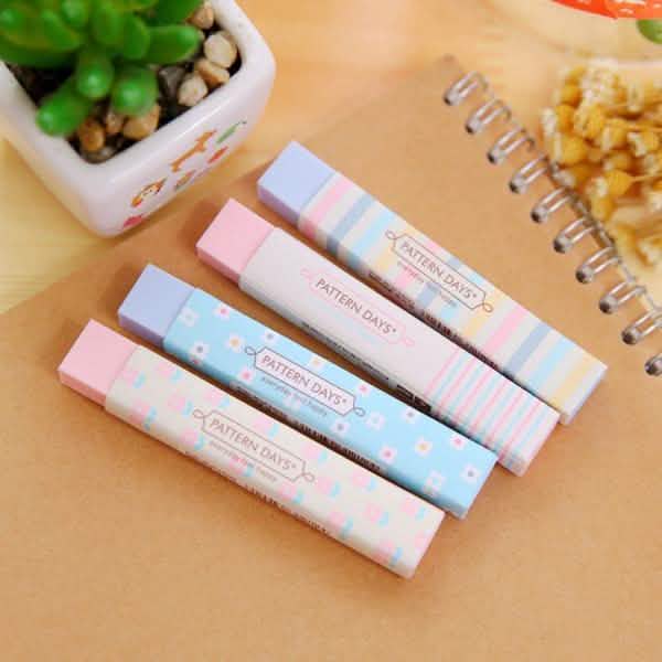 6-Pack: Stationery Supplies Kawaii Candy Color Eraser School, Office & Art Supplies - Tophatter Daily Deals