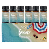 6-Pack: Summer Vibe Fresh Scented Aromatherapy Essential Oil For Diffusers Humidifiers Health & Wellness - Tophatter Daily Deals