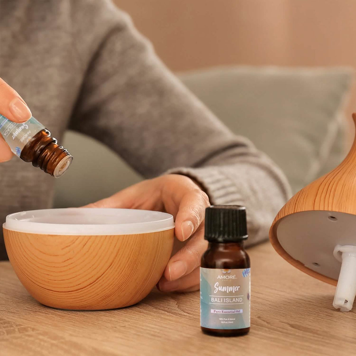 6-Pack: Summer Vibe Fresh Scented Aromatherapy Essential Oil For Diffusers Humidifiers Health & Wellness - Tophatter Daily Deals
