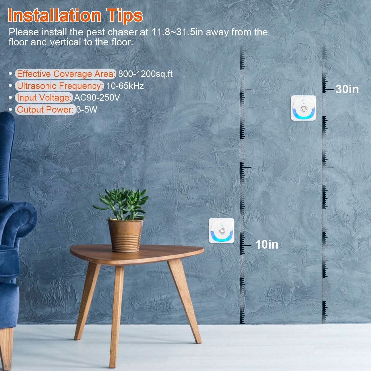 6-Pack: Ultrasonic Pest Repellers Plug-In Indoor Pest Control Mouse Repellent Pest Control - Tophatter Daily Deals