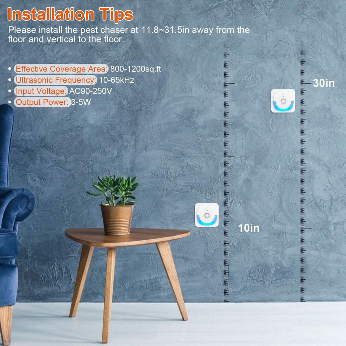 6-Pack: Ultrasonic Pest Repellers Plug-In Indoor Pest Control Mouse Repellent Pest Control - Tophatter Daily Deals