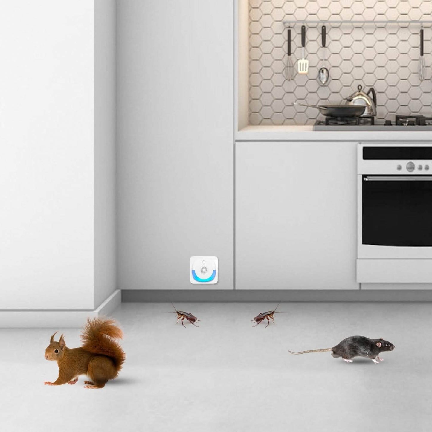 6-Pack: Ultrasonic Pest Repellers Plug-In Indoor Pest Control Mouse Repellent Pest Control - Tophatter Daily Deals