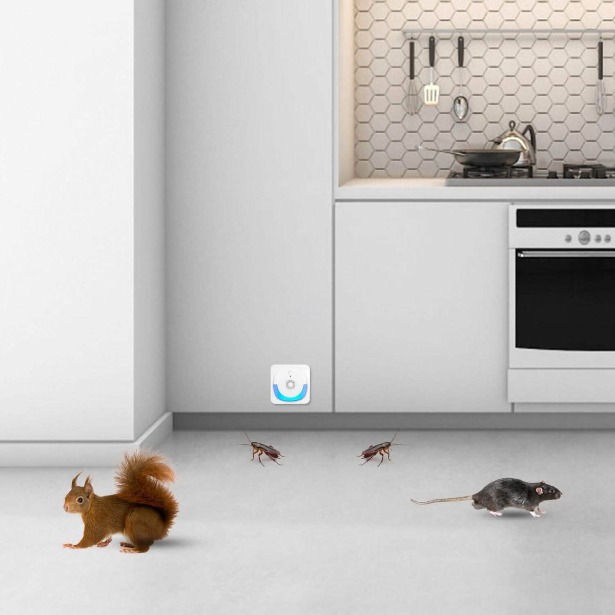 6-Pack: Ultrasonic Pest Repellers Plug-In Indoor Pest Control Mouse Repellent Pest Control - Tophatter Daily Deals