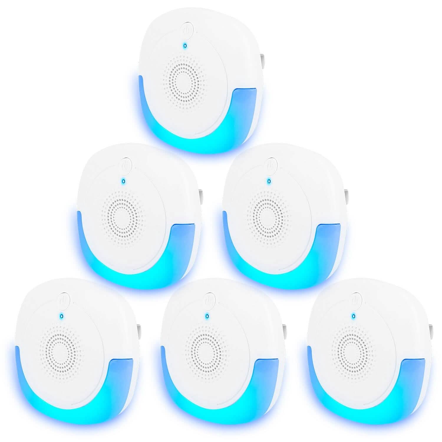 6-Pack: Ultrasonic Pest Repellers Plug-In Indoor Pest Control Mouse Repellent Pest Control - Tophatter Daily Deals