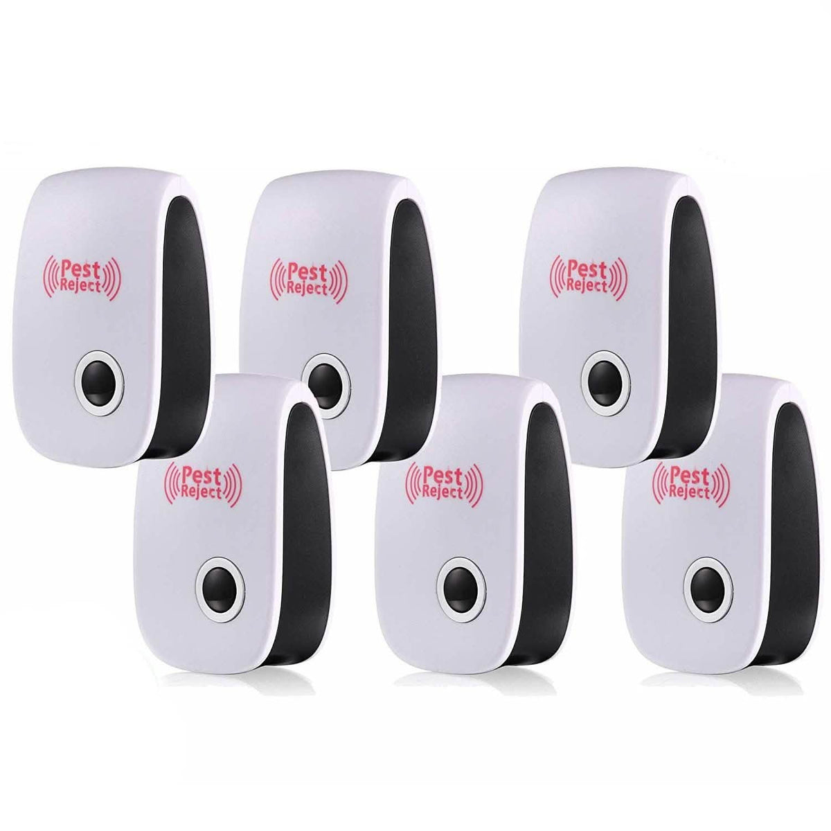 6-Pack: Ultrasonic Plug In Pest Repeller Pest Control - Tophatter Daily Deals