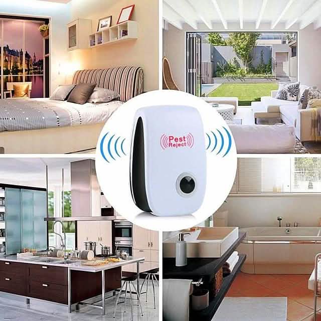 6-Pack: Ultrasonic Plug In Pest Repeller Pest Control - Tophatter Daily Deals
