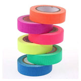 6-Pack: UV Gaffer Fluorescent Party Tape Blacklight Reactive Glow In The Dark Tape Seasonal Decor - Tophatter Daily Deals