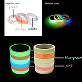 6-Pack: UV Gaffer Fluorescent Party Tape Blacklight Reactive Glow In The Dark Tape Seasonal Decor - Tophatter Daily Deals