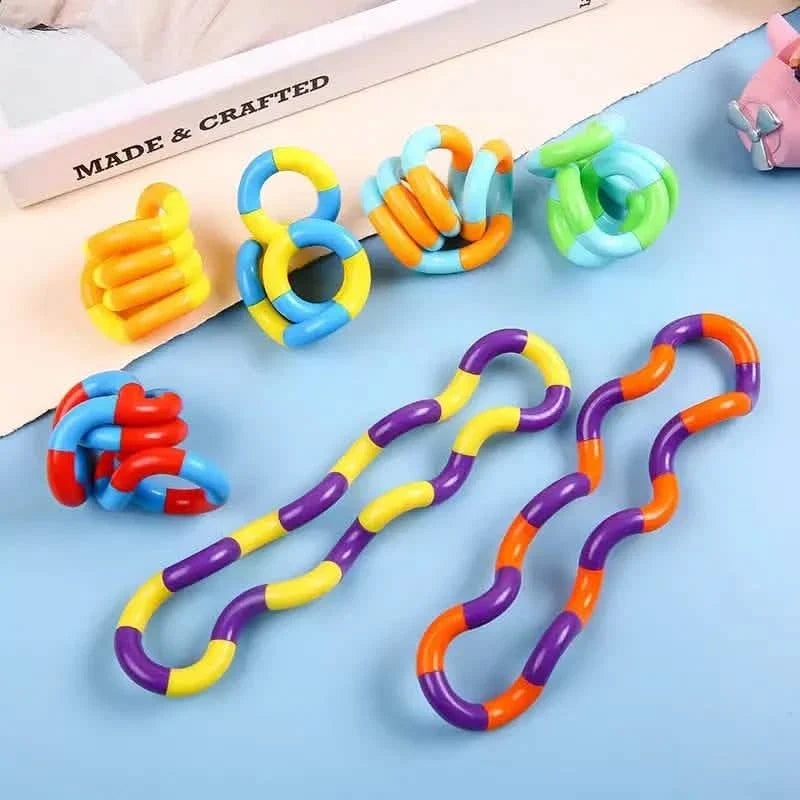 6-Pack: Vent Deformation Rope Knot Pressure Toys Toys & Games - Tophatter Daily Deals