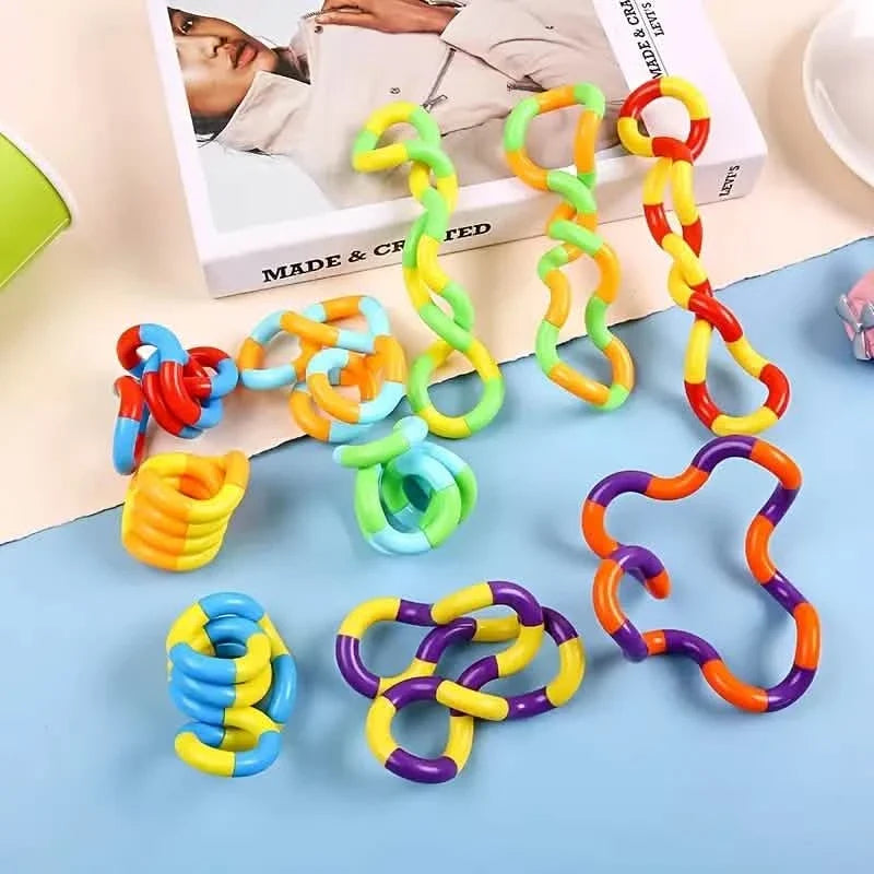 6-Pack: Vent Deformation Rope Knot Pressure Toys Toys & Games - Tophatter Daily Deals