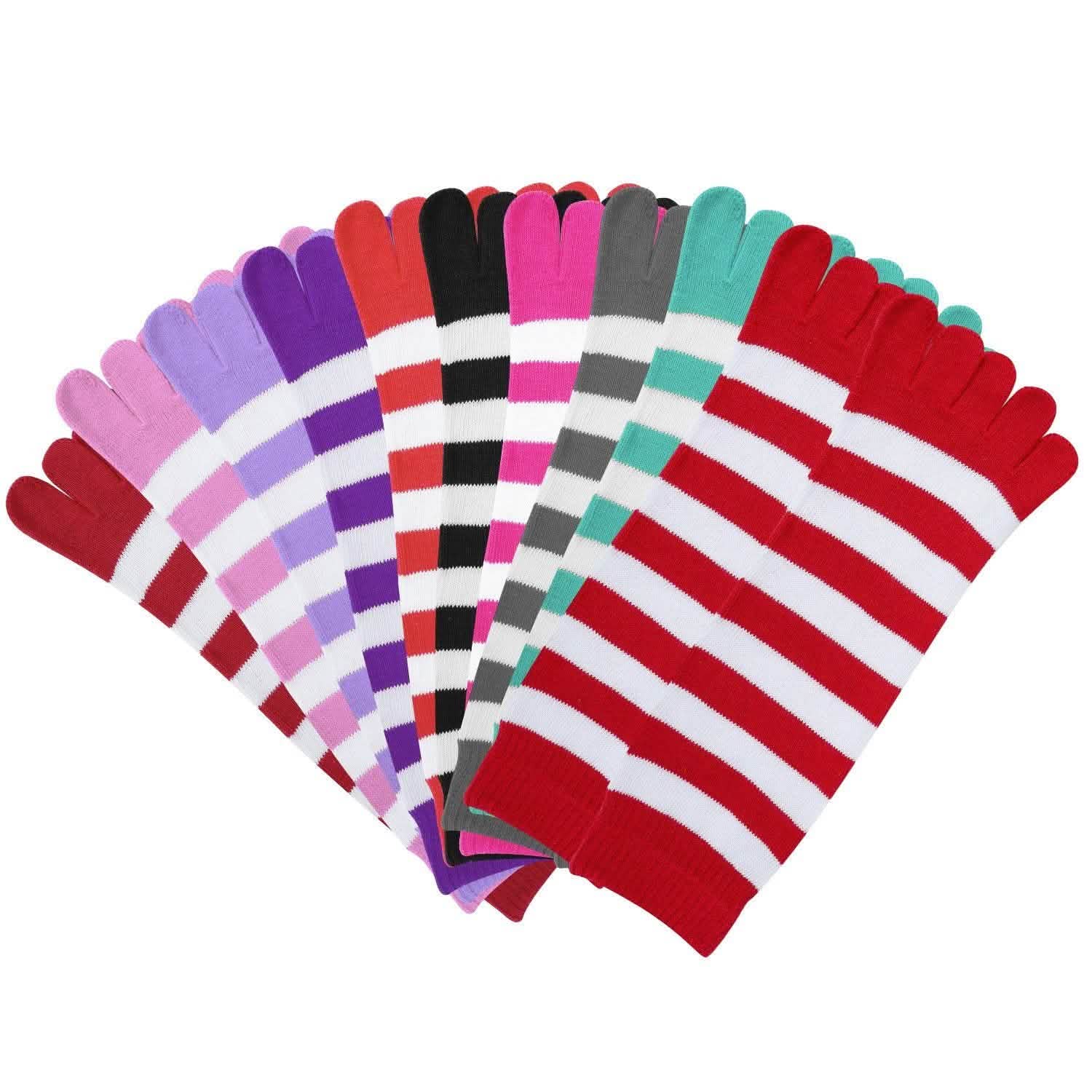 6-Pair: 5 Toes Socks Soft Breathable Ankle Socks Women's Socks & Hosiery - Tophatter Daily Deals