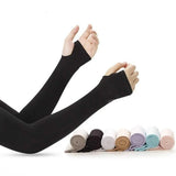 6-Pairs: Ice Silk UV Protection Arm Sleeves Outdoor Recreation - Tophatter Daily Deals