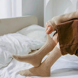 6-Pairs: Thick & Warm Cream Color Sock Women's Socks & Hosiery - Tophatter Daily Deals