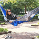 6-Piece: 2-Person Portable Hammock Set Outdoor Recreation - Tophatter Daily Deals