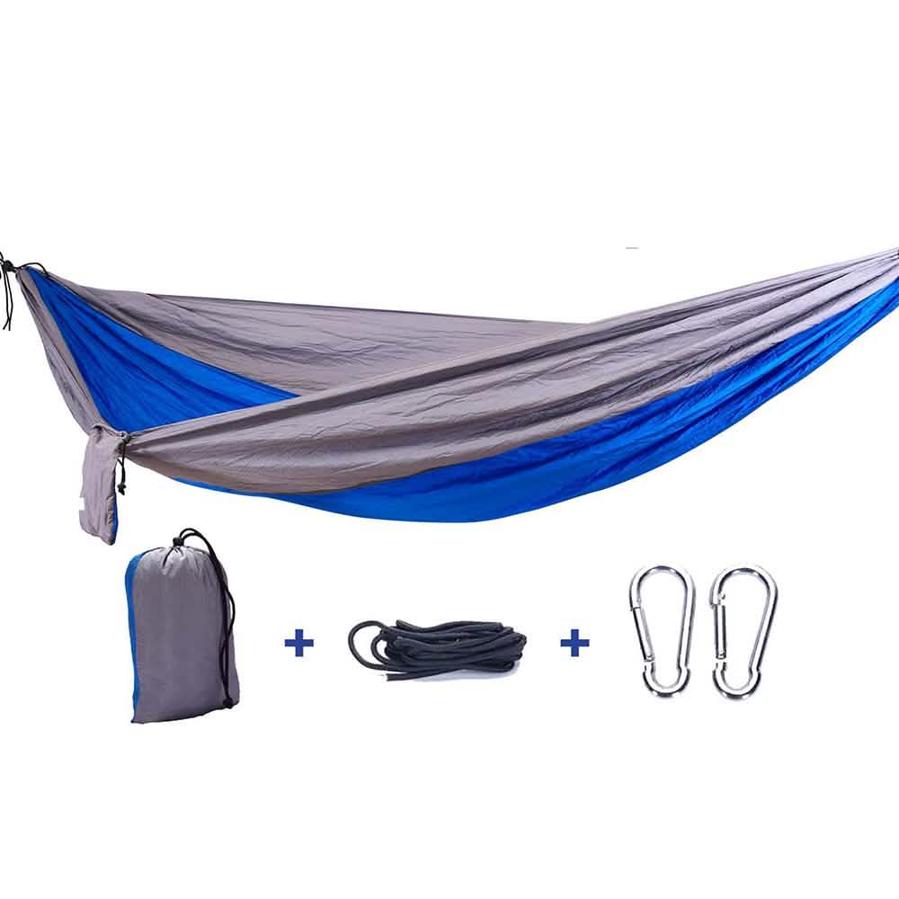 6-Piece: 2-Person Portable Hammock Set Outdoor Recreation - Tophatter Daily Deals