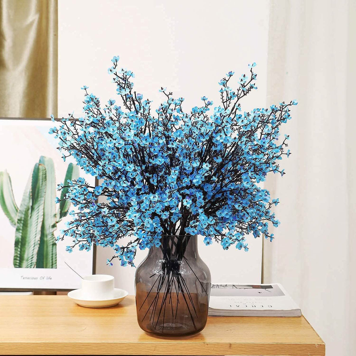 6-Piece: Baby's Breath Artificial Gypsophila Bouquet Furniture & Decor - Tophatter Daily Deals