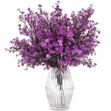 6-Piece: Baby's Breath Artificial Gypsophila Bouquet Purple Furniture & Decor - Tophatter Daily Deals