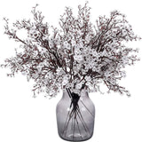 6-Piece: Baby's Breath Artificial Gypsophila Bouquet White Furniture & Decor - Tophatter Daily Deals