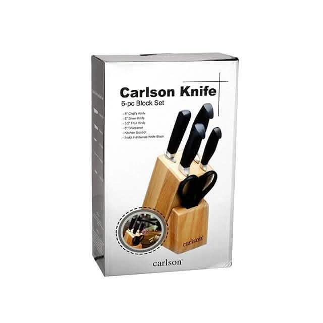 6-Piece: Carlson-Knive Set Kitchen Tools & Gadgets - Tophatter Daily Deals