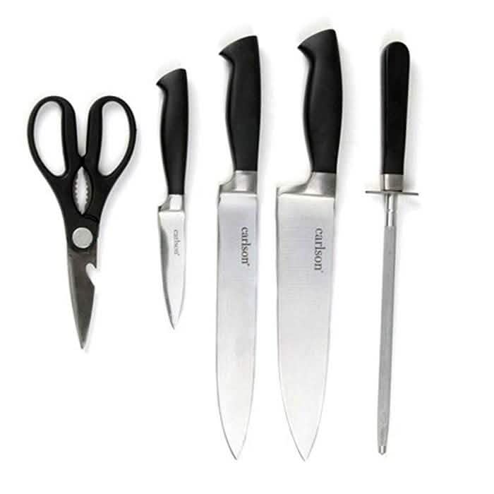 6-Piece: Carlson-Knive Set Kitchen Tools & Gadgets - Tophatter Daily Deals