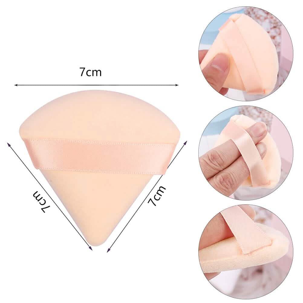 6-Piece: Face Soft Triangle Powder Puff Beauty & Personal Care - Tophatter Daily Deals