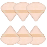 6-Piece: Face Soft Triangle Powder Puff Natural Beauty & Personal Care - Tophatter Daily Deals