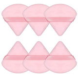 6-Piece: Face Soft Triangle Powder Puff Pink Beauty & Personal Care - Tophatter Daily Deals