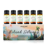 6-Piece: Island Gateway Pure Aromatherapy Essential Oil Set Health & Wellness - Tophatter Daily Deals